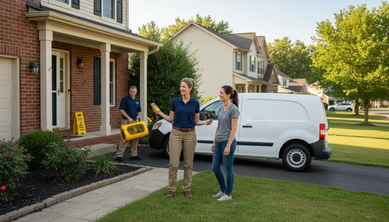 Residential water damage restoration in Cos Cob, CT